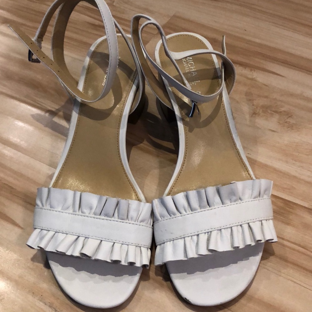 Michael Kors Block Kitten Heel Sandal